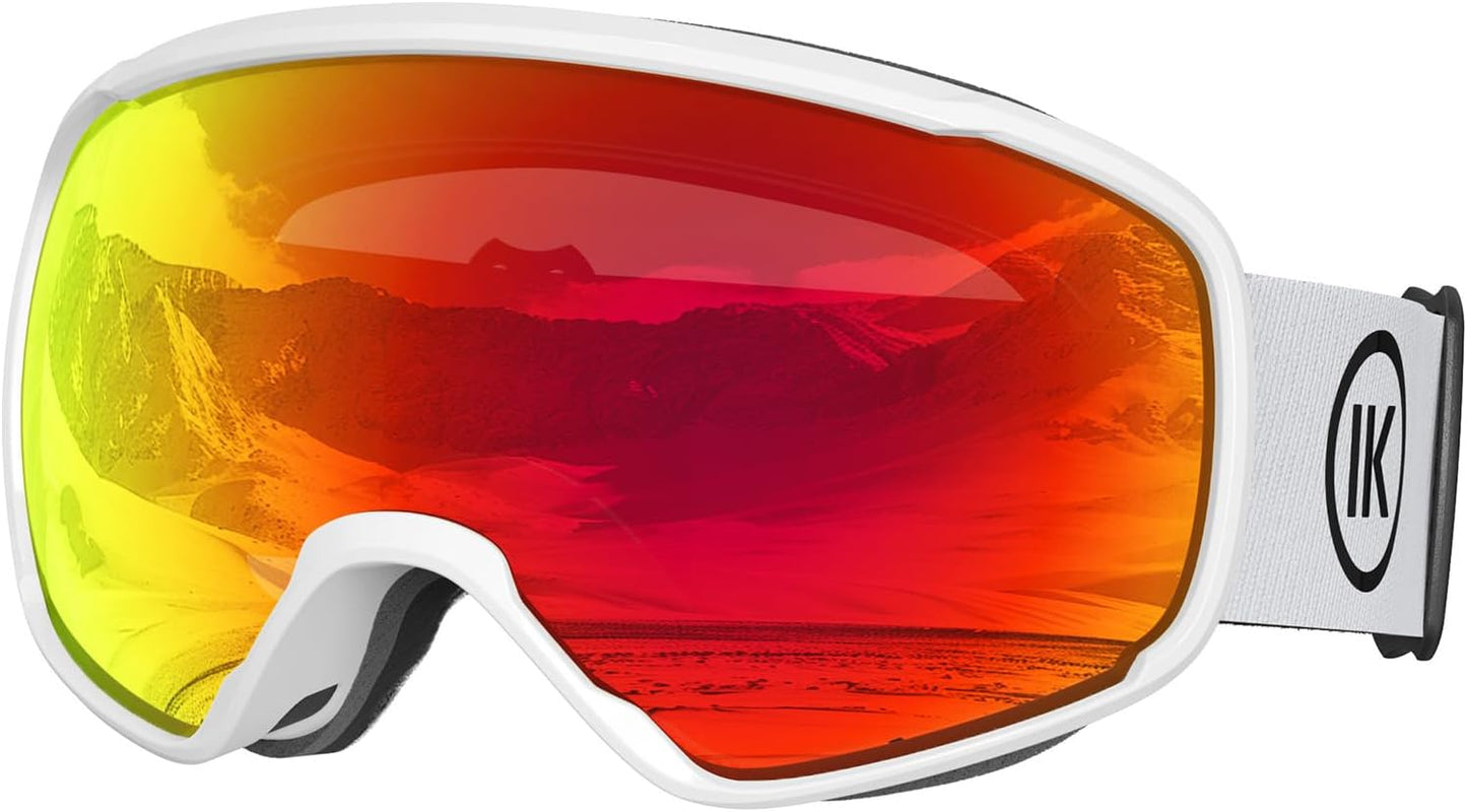 InnerKing OTG Ski Goggles – SGS Certified Anti-Fog Snowboarding Goggles