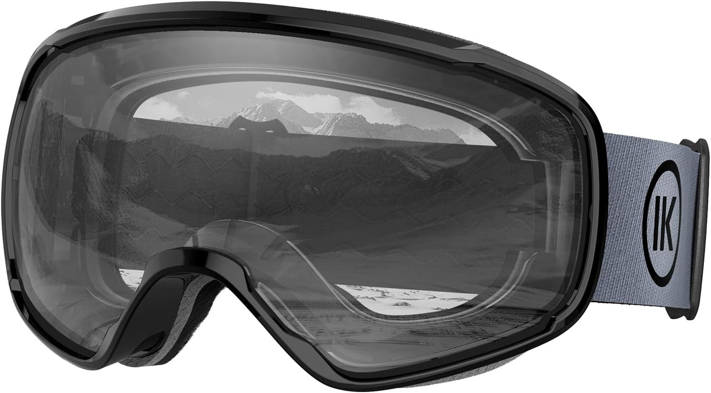 InnerKing OTG Ski Goggles – SGS Certified Anti-Fog Snowboarding Goggles