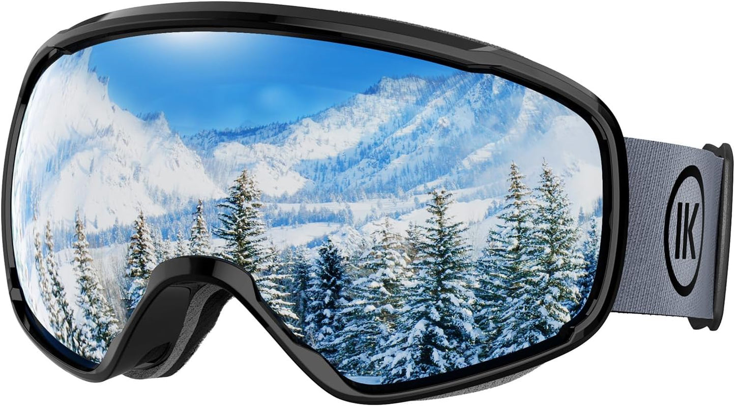InnerKing OTG Ski Goggles – SGS Certified Anti-Fog Snowboarding Goggles