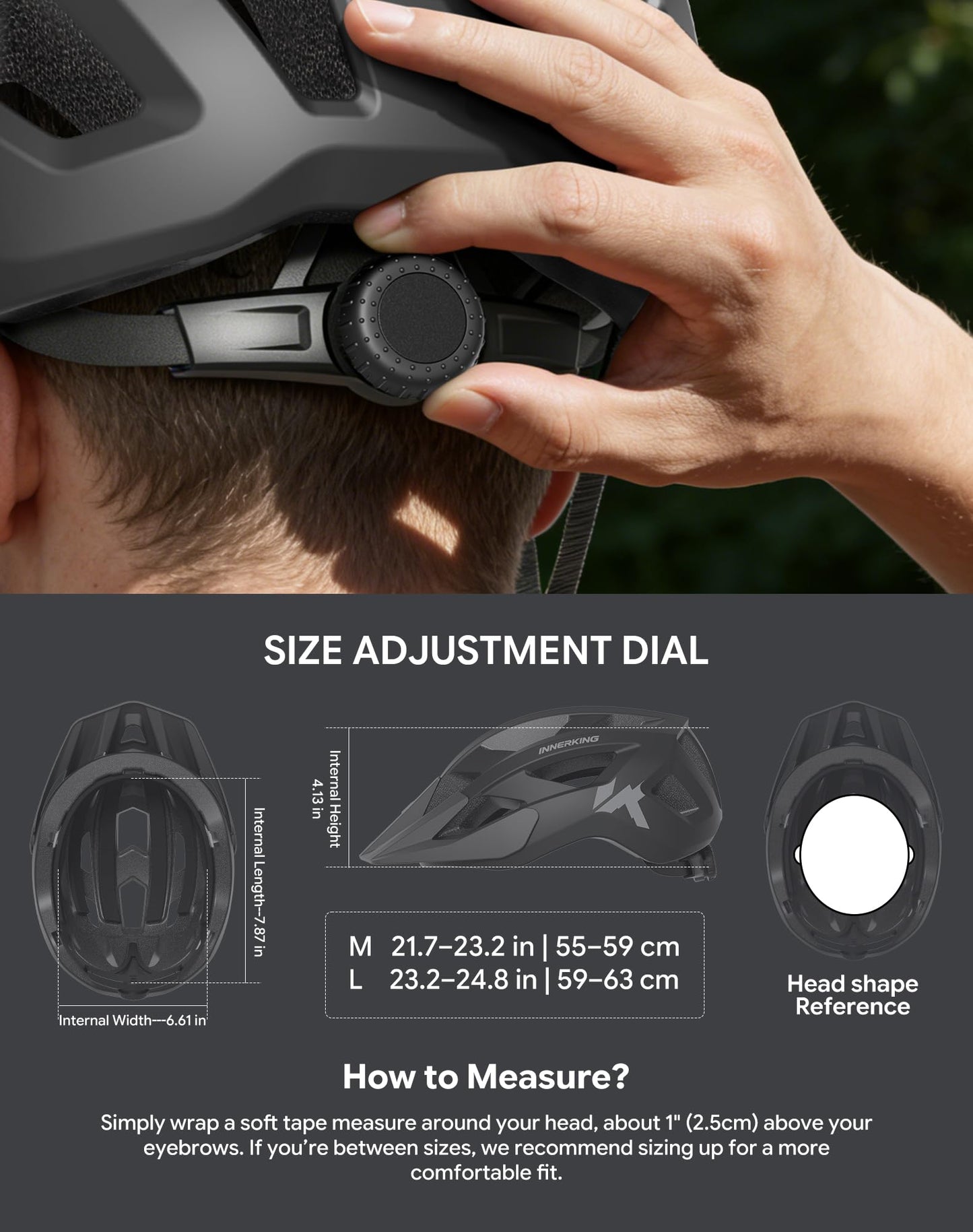 InnerKing Lightweight Cycling Helmet Set