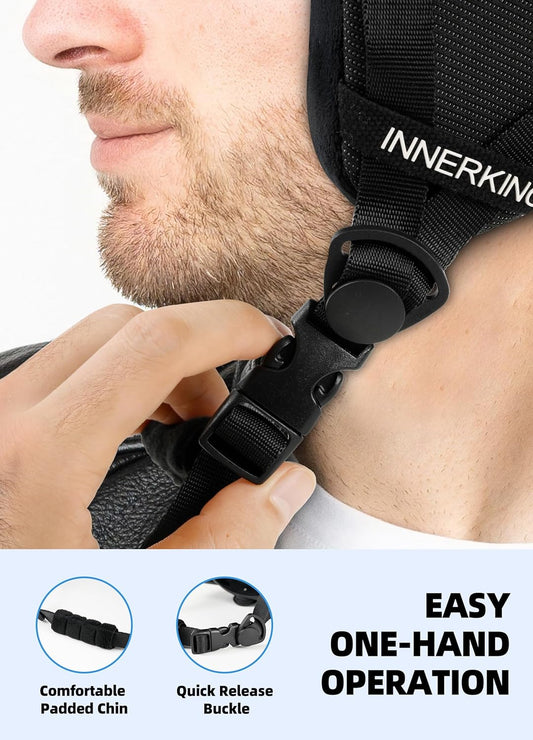 InnerKing Adult Ski & Snowboard Helmet Black