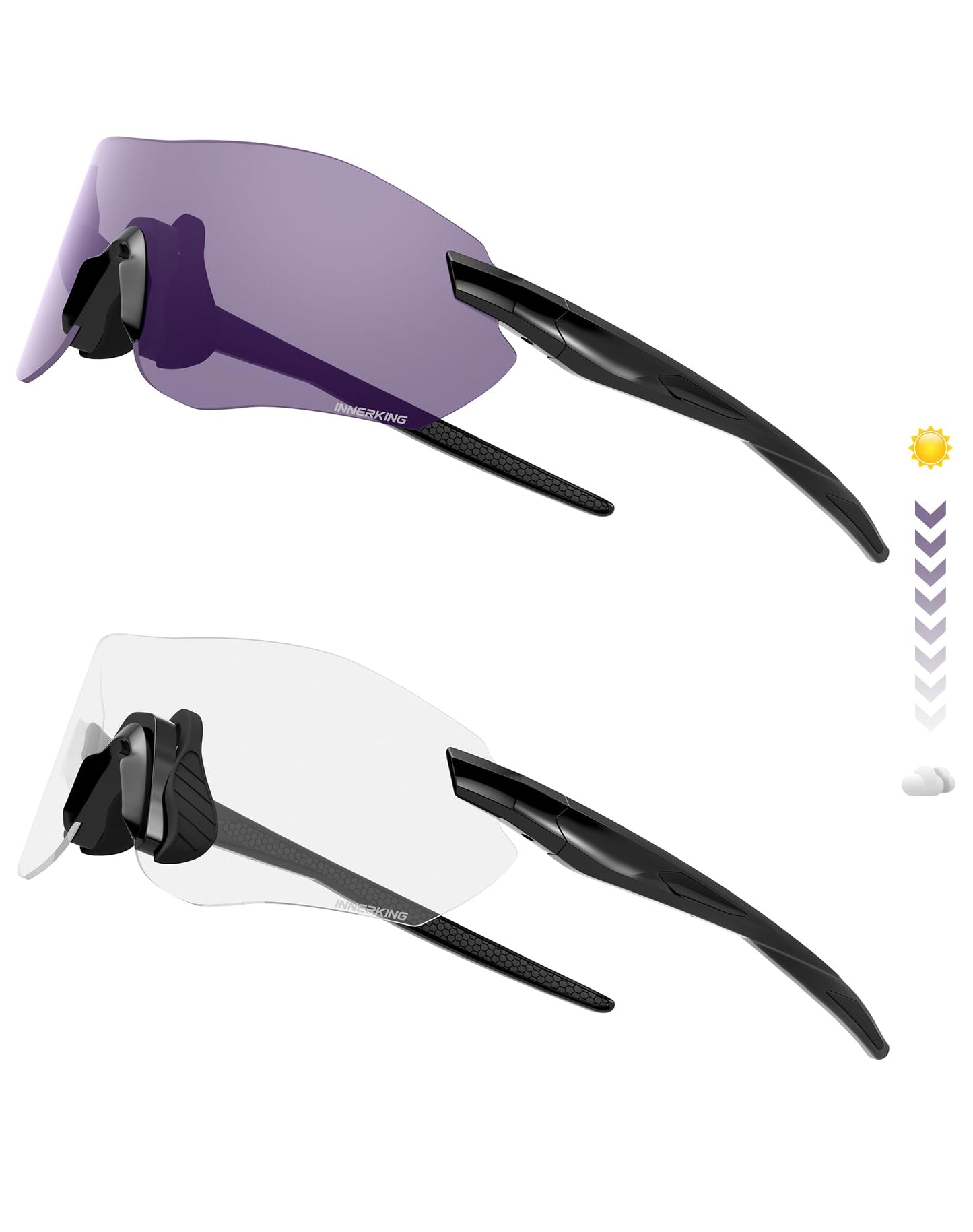 InnerKing Photochromic Cycling Glasses