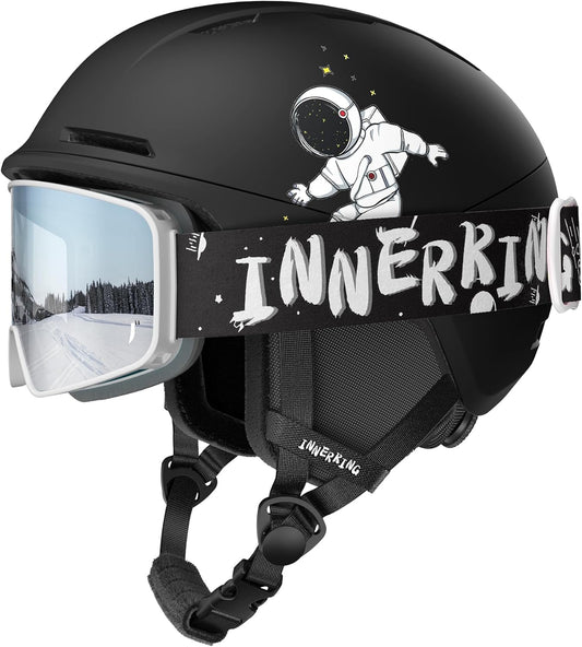 InnerKing Kids Ski Helmet with Goggles