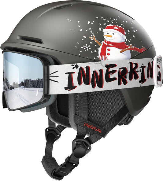 InnerKing Kids Ski Helmet with Goggles