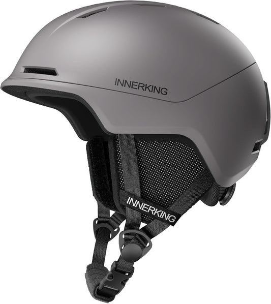 InnerKing Adult Ski & Snowboard Helmet Grey