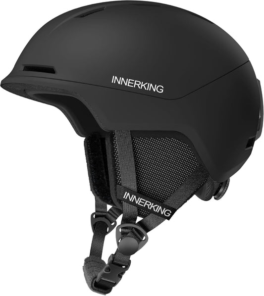InnerKing Adult Ski & Snowboard Helmet Black