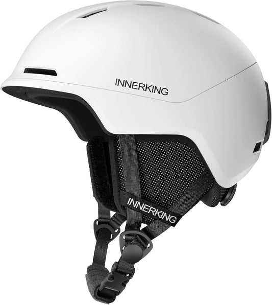 InnerKing Adult Ski & Snowboard Helmet White