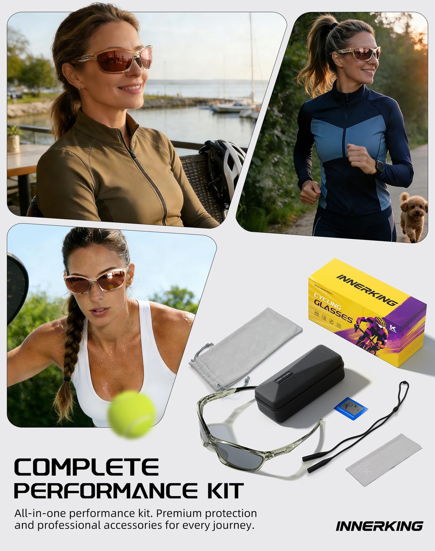 InnerKing Polarized Sports Sunglasses